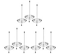 Awwertse Apuñalador de Boletos para Restaurante, Soporte de Recibos de Boletos de 9 Piezas, de Pedidos de Husillo para Empresas, Cocina, Oficina