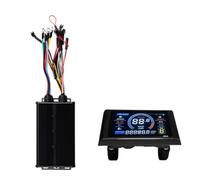 Awwertse Controlador de Motor Sin Escobillas S966 de 48 V, 72 V, 60 A, 1000 W y 3000 W, con Pantalla LCD A Color, para Reparación de Bicicletas Eléctricas de Montaña y Scooters.