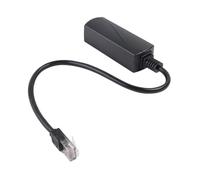 Awwertse Convertidor PoE de 2,5 G de 48 V A 24 V con Puerto RJ45, Salida de 24 V/1 A, 24 W Máx. para Dispositivos de Placa de 24 V Pasivos, 100 Mbps.