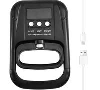 Awwertse Dinamómetro Digital de Mano EH201 de 120 Kg/265 LB, Entrenador de Fuerza de Agarre, Comprobador Electrónico, Medidor, Pantalla LCD USB.