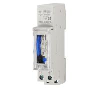 Awwertse Interruptor Temporizador Mecánico 110V SUL180a SYN161H de Control Horario Programable Analógico de 24 Horas para Carril DIN