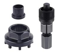 Awwertse Juego de Herramientas para Pedalier de Bicicleta, 8 Dientes, para Instalar y Quitar el Anillo de Bloqueo del, Herramienta de Reparación para un Mantenimiento Eficiente.