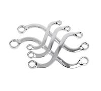 Awwertse Llaves Maleficio de Doble Extremo Tipo S de 140-240 Mm, Llave Combinada de Anillo, Placa de Ciruela, Herramientas de Reparación de Sujetadores de Máquina Curva.