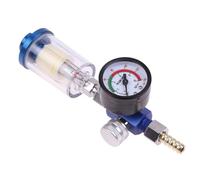Awwertse Pistola Pulverizadora Neumática, Medidor Regulador de Aire, Herramienta de Filtro de Trampa de Agua, Adaptador Estadounidense, Accesorios para Pistola Pulverizadora