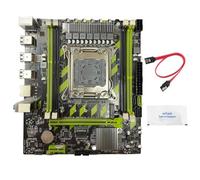 Awwertse Placa Base de Escritorio X79G DDR3 LGA2011 4XDDR3 RECC Slots M.2 NVME PCI-e X16 SATA3.0 Placa Base para Servidores X79 Gaming