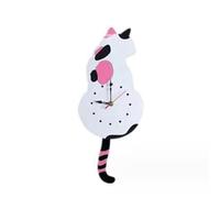Awwertse Reloj de Pared con PéNdulo de, Reloj de, Reloj de con MóVil, Balanceo de, Relojes de Pared Divertidos y Caprichosos