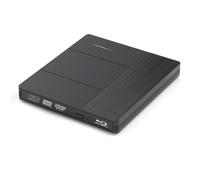 Awwertse Unidad Externa de BLU-Ray 7 en 1, Compatible con Discos R/W, Reproductor de DVD y CD, Grabadora Portátil USB 3.0 con Ranura para Tarjeta SD/TF.