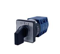 AWWVRLMM LW26-10X B0344/2 Interruptor de Leva rotatorio Universal de 10 A con Motor de Apertura de 16 mm y reinicio automático.