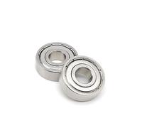 AWWVRLMM Rodamiento de Tambor de Rueda Trasera for Silla de Ruedas S6201 ZZ, Accesorios for Silla de Ruedas, rodamientos de Rueda a presión, 12x32x10 Mm, 2 uds.
