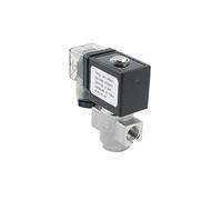 AWWVRLMM Válvula Solenoide G1/4 VX2120-08-SS-NO Normalmente Abierta de Acero Inoxidable 304 con Sello Goma Silicona 220VAC 12VDC DN8(with K25.4mm,220VAC)