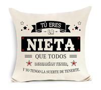 Awyuan Funda de Cojín de Regalo Cumpleaños Navidad Graduación Regalo Conmemorativo para la Nieta Regalo de Celebración de Graduación Tú Eres la Nieta Que Todos Desearían Tener