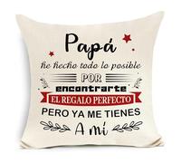 Awyuan Funda de Cojín para Papá Regalo de Agradecimiento para Papá Cumpleaños Día del Padre Hecho Todo lo Posible por Encontrarte