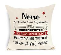Awyuan He Hecho Todo lo Posible por Encontrarte, Cumpleaños Navidad Aniversario o San Valentín para Tu Novio de Parte de Tu Novia Funda de Cojín Regalo para Parejas