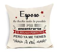 Awyuan He Hecho Todo Lo Posible por Encontrarte Cumpleaños Navidad Aniversario San Valentín para Tu Marido Funda De Cojín Boda Regalo para Parejas