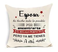 Awyuan He Hecho Todo Lo Posible por Encontrarte Cumpleaños Navidad Aniversario San Valentín Regalo para Mi Esposa Funda De Cojín Boda Regalo para Pareja