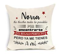 Awyuan He Hecho Todo Lo Posible por Encontrarte, Regalo De Cumpleaños Navidad Aniversario O San Valentín para Tu Novia De Parte De Tu Novio Funda De Cojín Regalo para Parejas