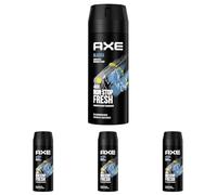 AX Deospray para una sensación de frescura duradera Alaska 0% sales de aluminio, 150 ml (Paquete de 4)
