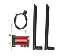 AX210 Pro Chip WIFI 6E Tarjeta PCIE 2.4GHz 5GHz 6GHz Bandas Adaptador de Red Tecnología MU MIMO Plug and Play Tarjeta WiFi de 5374Mbps para Win10 11 para Linux