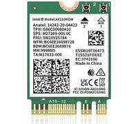 AX210 Tarjeta Inalambrica WiFi 6E Bluetooth 5.3 Tri-Band 5400mbps Tarjeta WiFi para Portatil Compatible Windows 10/11 (64bit) M.2/ngff