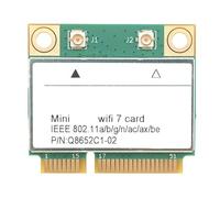 Ax8 Dual Band Wifi7, Tarjeta Inalámbrica Gigabit Incorporada, Actualización de Tarjeta de Red Minipcie 5.4 BT para Laptop con Tecnología 5G y Soporte BT 5.4