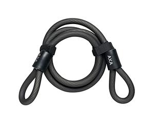 AXA Cable Largo 120 cm Grosor 10 mm Negro