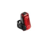 AXA Dwn Rear - Luz Trasera para Bicicleta, Recargable por USB, fácil instalación, luz LED, Visible a una Distancia de 300 m, Color Rojo