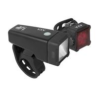 AXA FARO DEL.Y LUZ TRAS.NITELINE T4-R LED C/USB NEGRO
