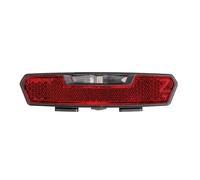 AXA Juno B - Luz Trasera para Bicicleta - Distancia de Montaje 80 mm - Incluye 2 Pilas AAA - Homologado StVZO