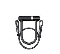 AXA Newton - Candado en U para bicicleta (150 x 14 mm), color negro