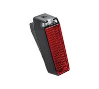 AXA Nyx - Luz Trasera para Bicicleta con batería, 2 Pilas AAA Incluidas, 400 m de Visibilidad, homologación StVZO