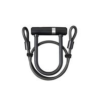 AXA U-Lock Mini Pro + Kabel ART2 100/10, Unisex Adulto, Schwarz, 140 x 16 mm