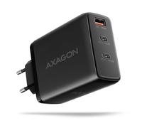 Cargador de pared AXAGON ACU-DPQ100, 3 puertas (USB + USB-C duplo), PD3.0/QC4+/PPS/Apple, 100 W, Negro