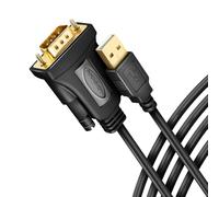 Axagon ads-1pqn usb-a 2.0 - serial rs-232 db9-m ftdi adapter cable 1.5