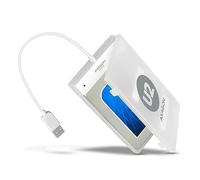 AXAGON - Carcasa para Disco Duro Externo (USB 2.0, para Discos Duros SATA I/II/III, SSD, HDD)
