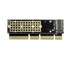 AXAGON Compatible PCEM2-1U PCI-E 3.0 16x - M.2 SSD NVMe, hasta 80 mm SSD, Perfil bajo 1U