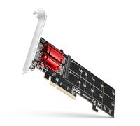 AXAGON PCEM2-ND PCIe Adapter für zwei M.2 SSDs