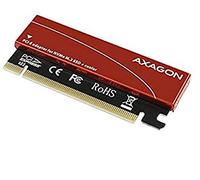 Adaptador AXAGON PCEM2-N PCIe-3.0-x16, 1x M.2/NVMe/SSD con disipador pasivo