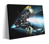 AXAYNIMD Póster decorativo de locomotora de cómics de Back to The Future, lienzo decorativo para pared e impresión artística moderna para decoración de dormitorio familiar, 20 x 30 cm