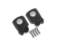 AXCAR Abrazadera De Manillar para Motocicleta ATV 22 Mm Y 28 Elevadores Abrazaderas Barra Adaptadoras Universales(Black)