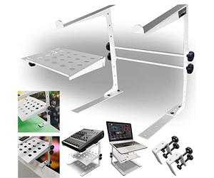 AxcessAbles DJLTS-01 - Soporte plegable para portátil de DJ