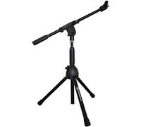 AxcessAbles MS-101L - Soporte de micrófono de perfil bajo con brazo