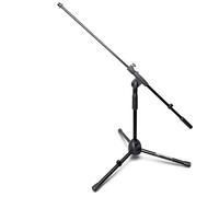 AxcessAbles MS-101L - Soporte de micrófono de perfil bajo con brazo