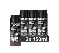 Axe Axe Black Night - Spray corporal sin sales de aluminio, 3x 150 ml