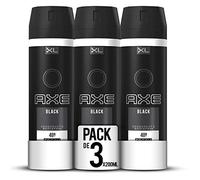 AXE Black - Desodorante Bodyspray para hombre, 48 horas de protección, 200 ml, pack de 3
