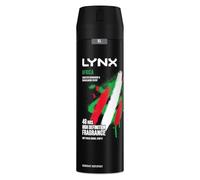 Axe Bodyspray Africa Deo sin aluminio combate las bacterias que causan olores y olores desagradables, 150 ml, 4 unidades