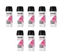 AXE Bodyspray Anarchy for Her Deo Desodorante en spray sin sales de aluminio, 8 x 150 ml, desodorante para mujeres y mujeres, con protección de 48 horas