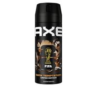 Axe Dark Temptation Spray corporal, desodorante sin aluminio combate las bacterias y los olores desagradables, 150 ml, 3 unidades