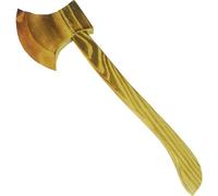 Axe de juguete, Axe falso de 13 pulgadas Juguete de madera realista juguetes de hacha ligera para niños Truco texturizado para Halloween, Navidad, Pascua, Carnaval Disfraz