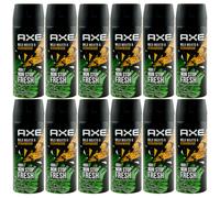 Axe Deo Body Spray Wild Mojito 12x 150ml Hasta 48H Protección 0% Sal De Aluminio