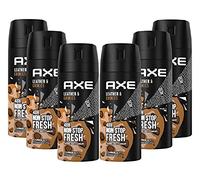 Axe Body Spray Leather & Cookies desodorante sin aluminio proporciona una protección eficaz contra el olor corporal durante 48 horas, 150 ml